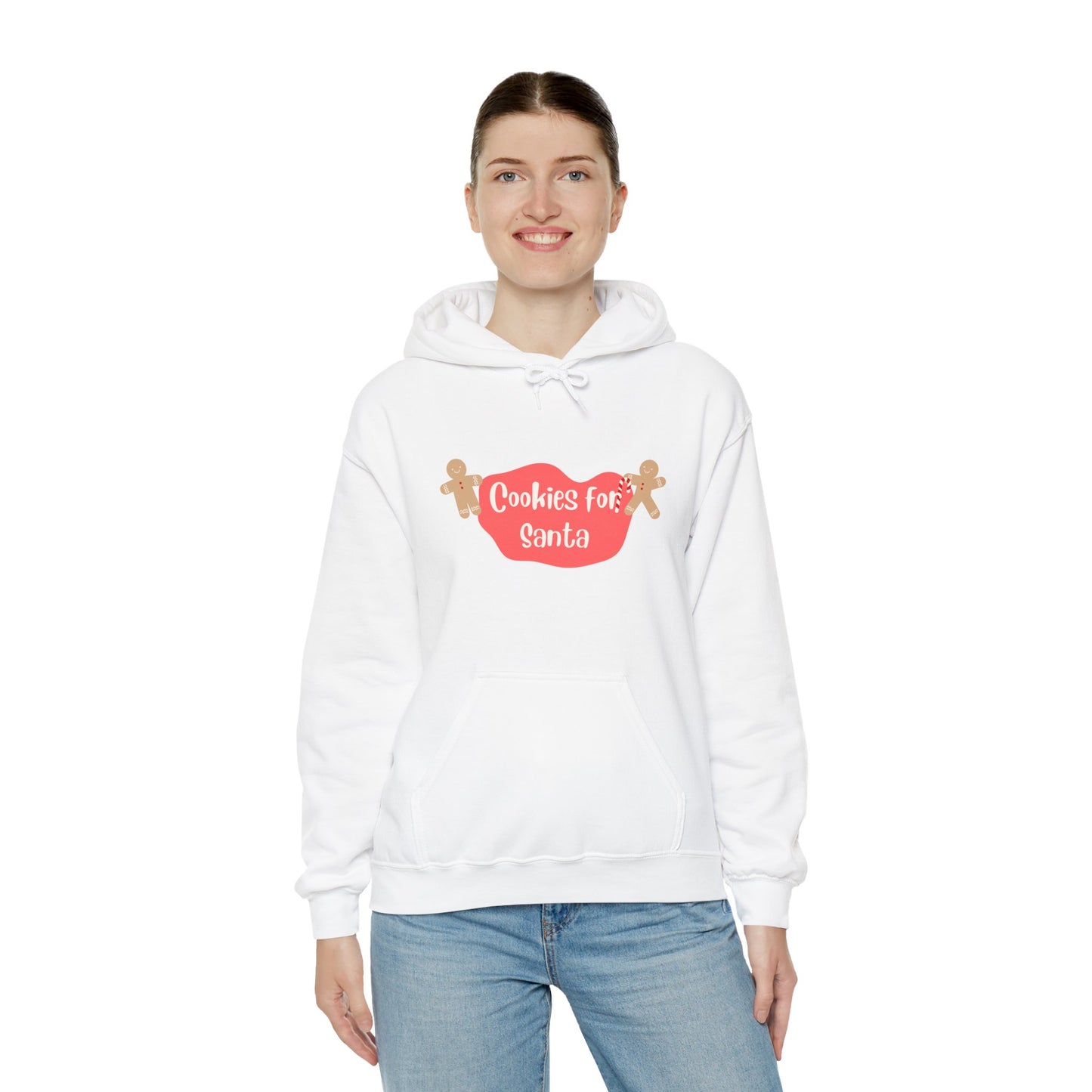 Cookies for Santa Unisex Hooded Sweatshirt - Festive Christmas Apparel