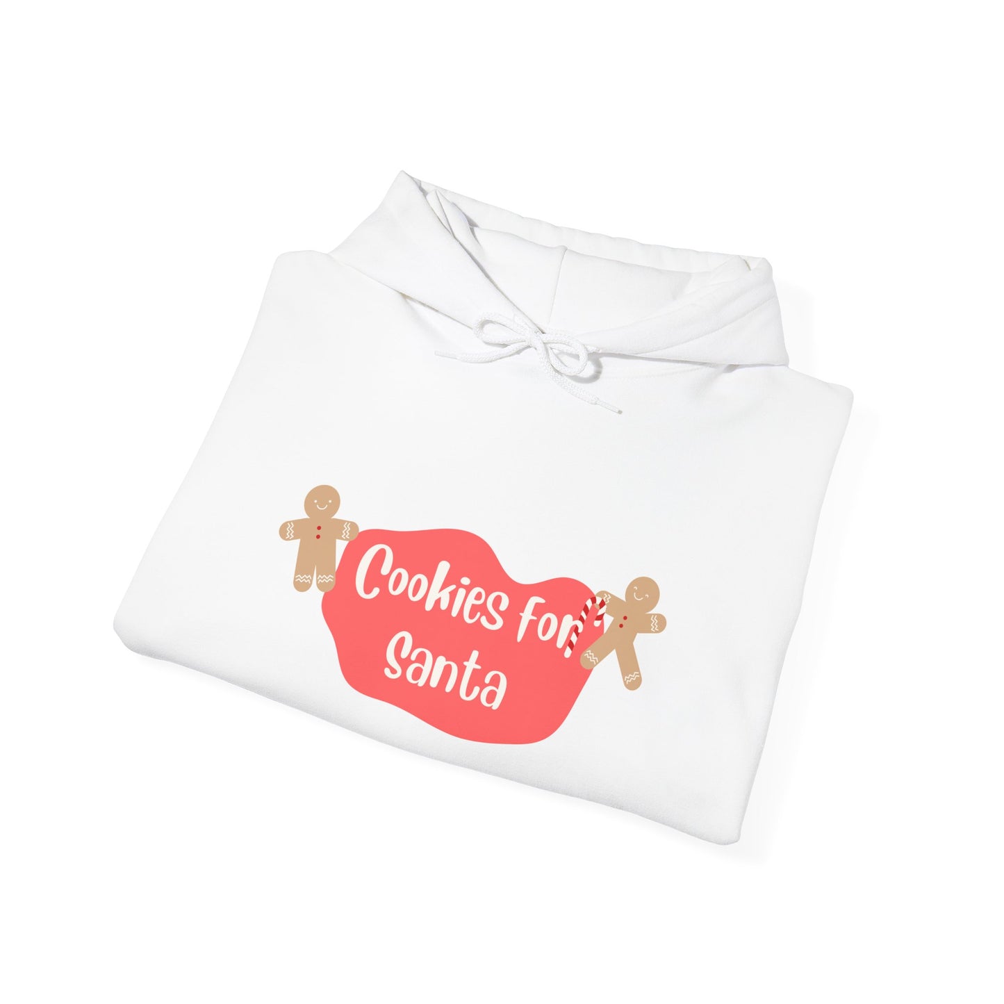 Cookies for Santa Unisex Hooded Sweatshirt - Festive Christmas Apparel