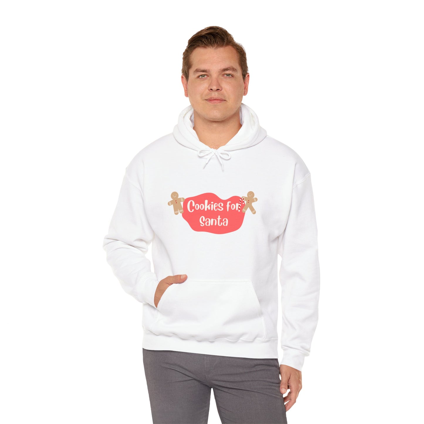 Cookies for Santa Unisex Hooded Sweatshirt - Festive Christmas Apparel