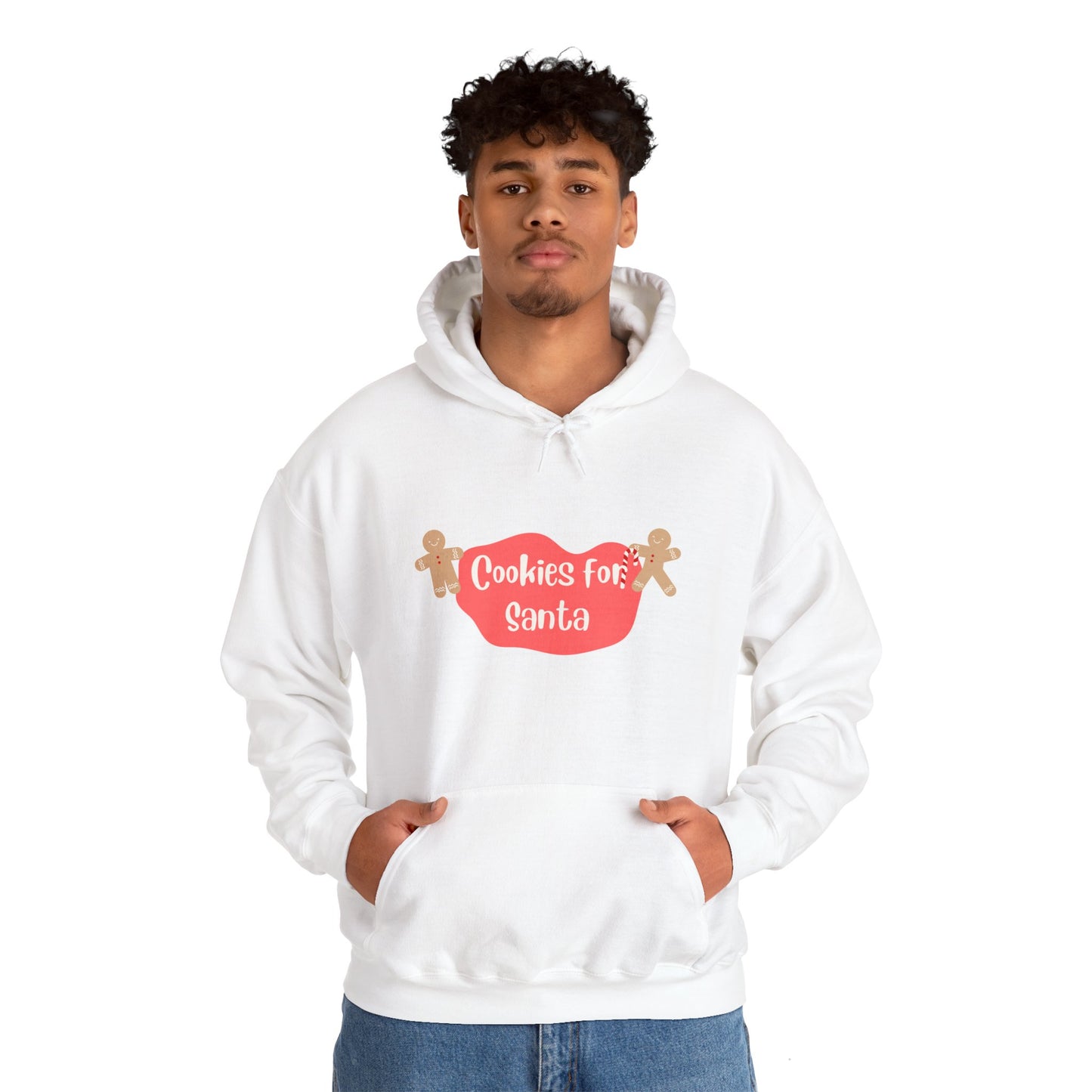 Cookies for Santa Unisex Hooded Sweatshirt - Festive Christmas Apparel