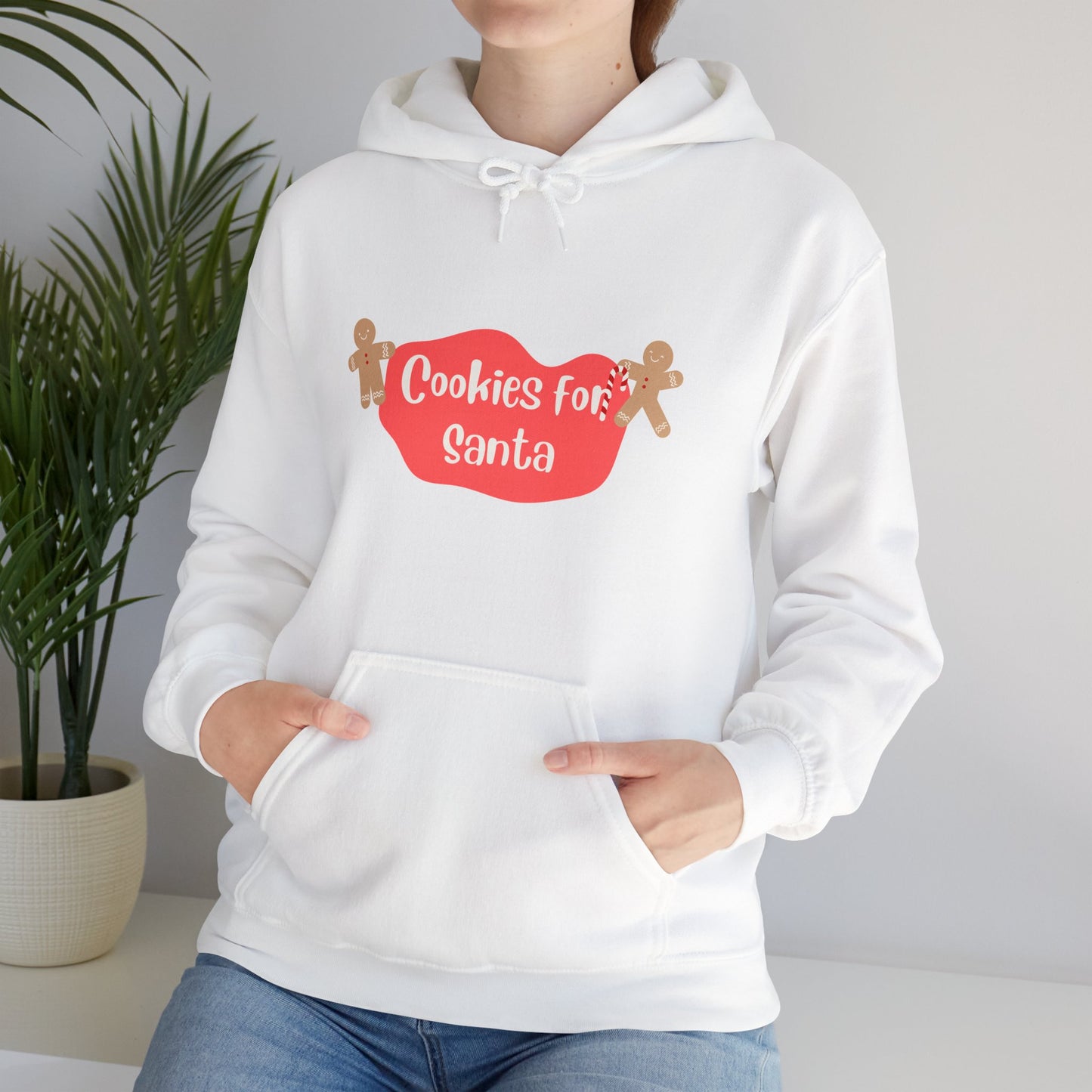 Cookies for Santa Unisex Hooded Sweatshirt - Festive Christmas Apparel